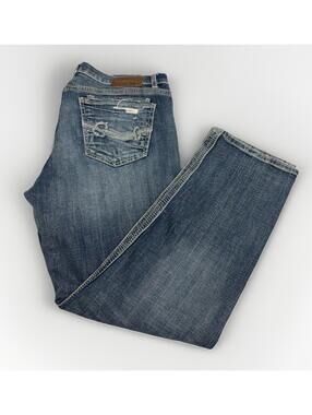 Men’s BKE Nolan Relaxed Fit Medium Wash Bootcut Jeans Size 36x32